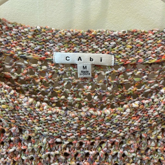 CAbi Open Knit Rainbow Sweater - Picture 4 of 7